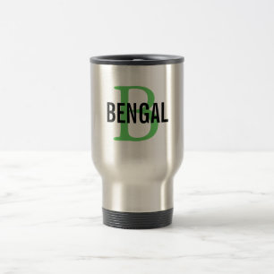 Taza De Viaje Monograma de la raza de Bengala