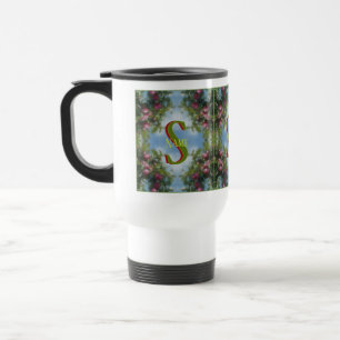 Taza De Viaje Monograma Personalizado Con Tu Nombre Y Letra Inic