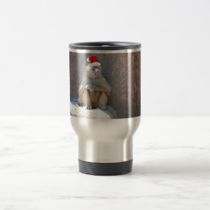 Taza De Viaje Monos y babuinos navidades