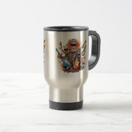 Taza De Viaje Monstruos de Rock y Rollo para los amantes de la m