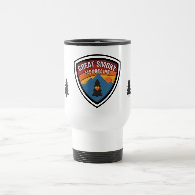Taza De Viaje Montañas Smoky    (Centro)