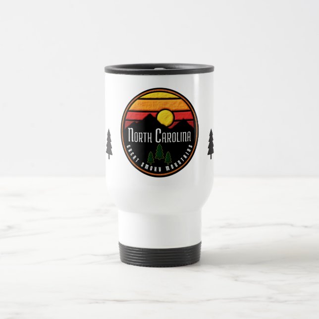 Taza De Viaje Montañas Smoky Carolina del Norte (Centro)