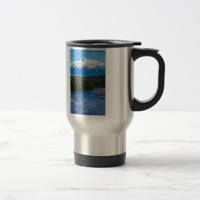 Taza De Viaje Monte McKinley Alaska (Derecha)