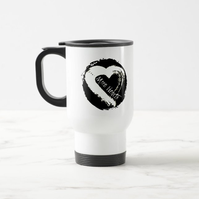 Taza De Viaje Moon Heart Travel Mug (Izquierda)