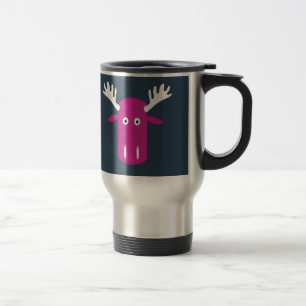 Taza De Viaje Moose Head Pop Art personalizado Mugs monogramas
