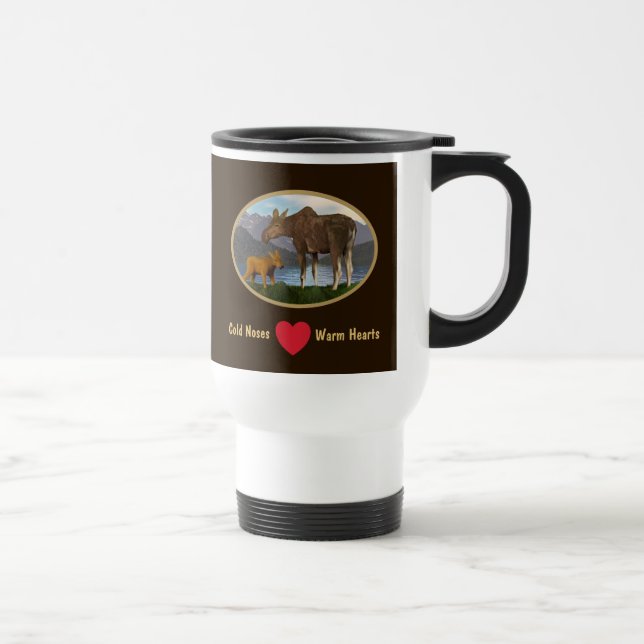 Taza De Viaje Moose in the Meadow (Derecha)