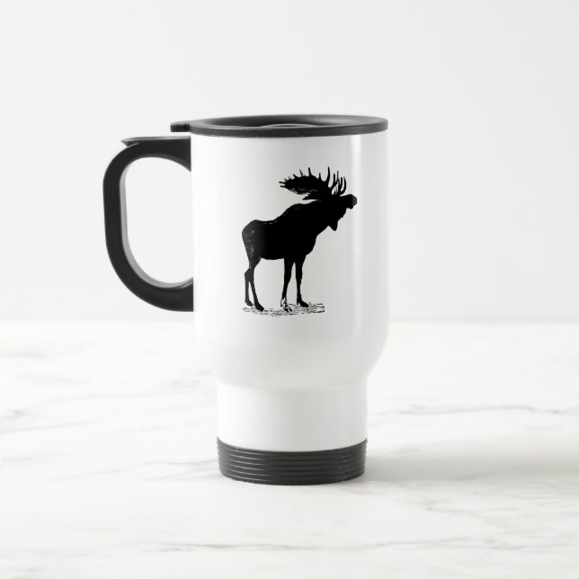 Taza De Viaje Moose Silhouette (Izquierda)