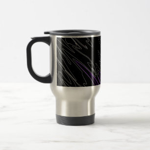 Taza De Viaje Morada negra mareada