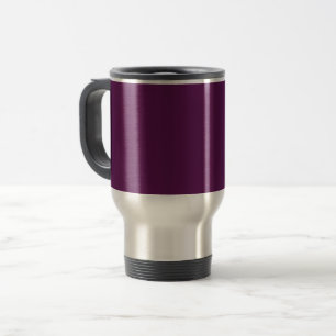Taza De Viaje Morado de uva (color sólido)