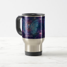 Taza De Viaje Morfo mariposa / Galaxia Mandala