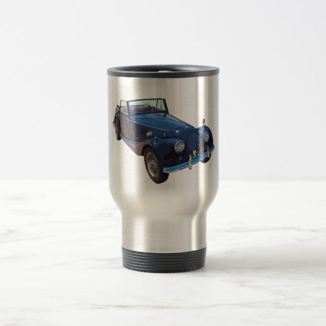 Taza De Viaje Morgan 1964 más el coche de 4 deportes convertible (Centro)