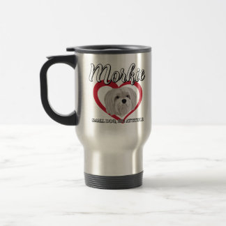 Taza De Viaje Morkie - Perro pequeño, gran actitud - 3