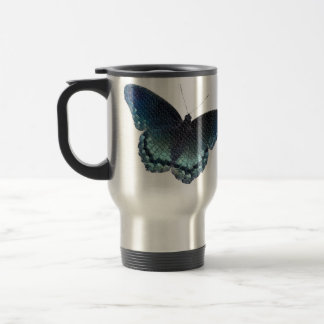 Taza De Viaje Mosaico de la mariposa