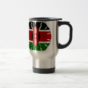 Taza De Viaje Motif keniano redondo: Símbolo nacional