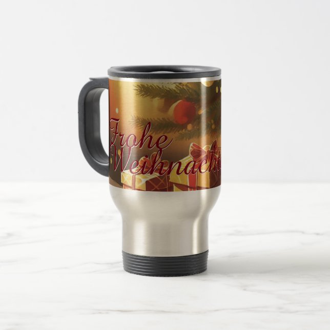 Taza De Viaje Motiv, mit Geschenken unterm Weihnachtsbaum 37016 (Anverso izquierdo)