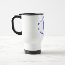 Taza De Viaje Motivación del pájaro azul