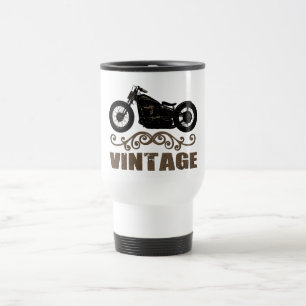 Taza De Viaje Moto del vintage