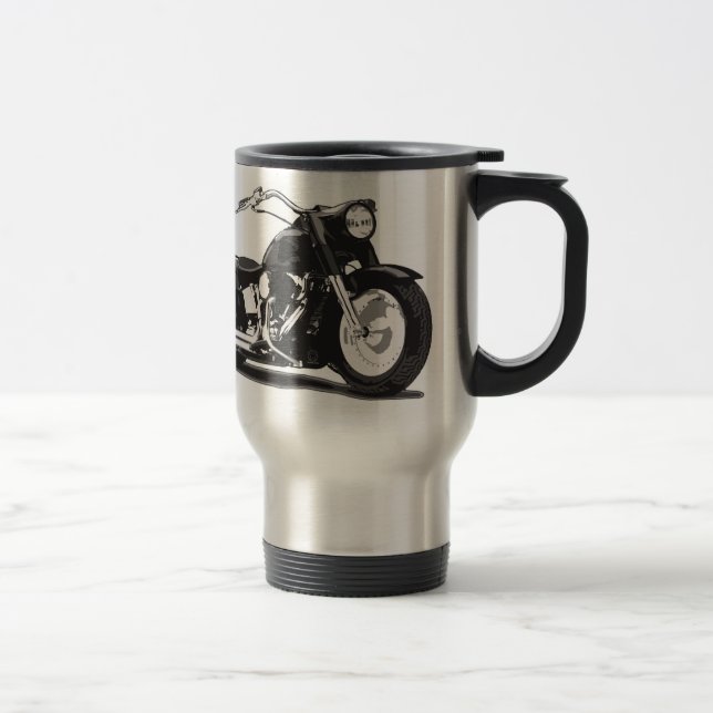 Taza De Viaje Moto negro (Derecha)