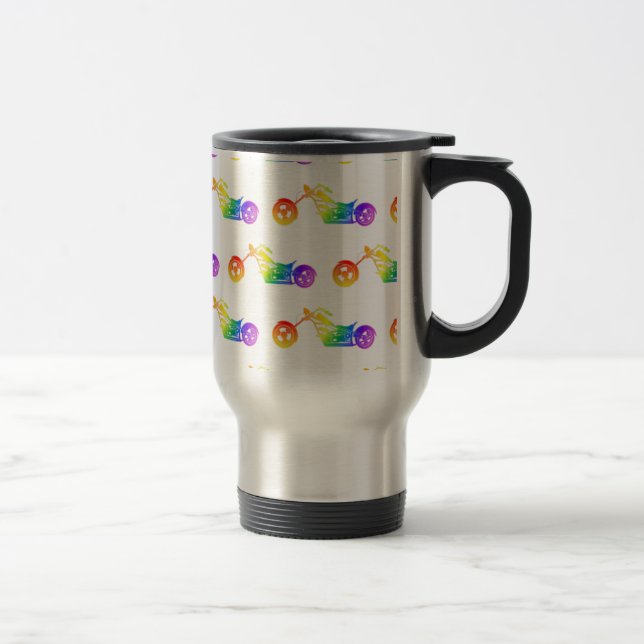Taza De Viaje Motocicleta arco iris (Derecha)