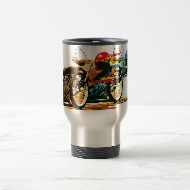 Taza De Viaje Motocicleta impresionante rápida del carretera (Centro)