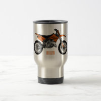 Motocicleta sucia fuera de carretera / motocross p