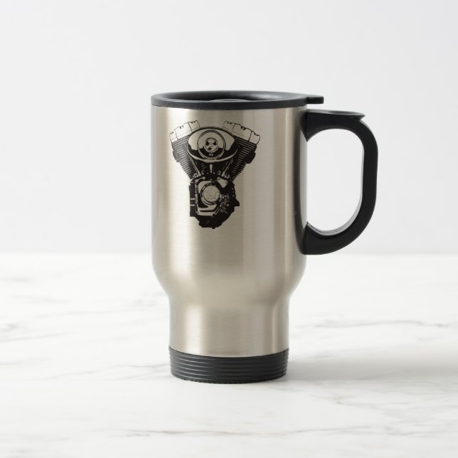 Taza De Viaje Motor de Harley (Derecha)