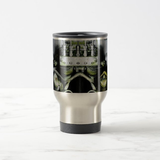 Taza De Viaje Motor verde (Centro)