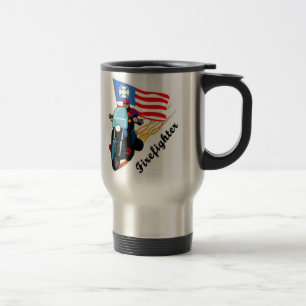 Taza De Viaje Motoristas del bombero