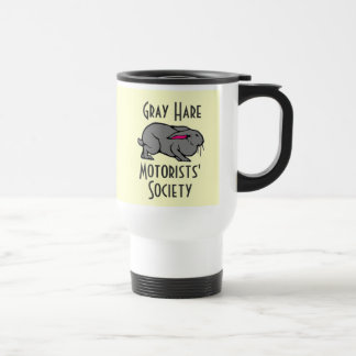 Taza De Viaje Motoristas grises de las liebres