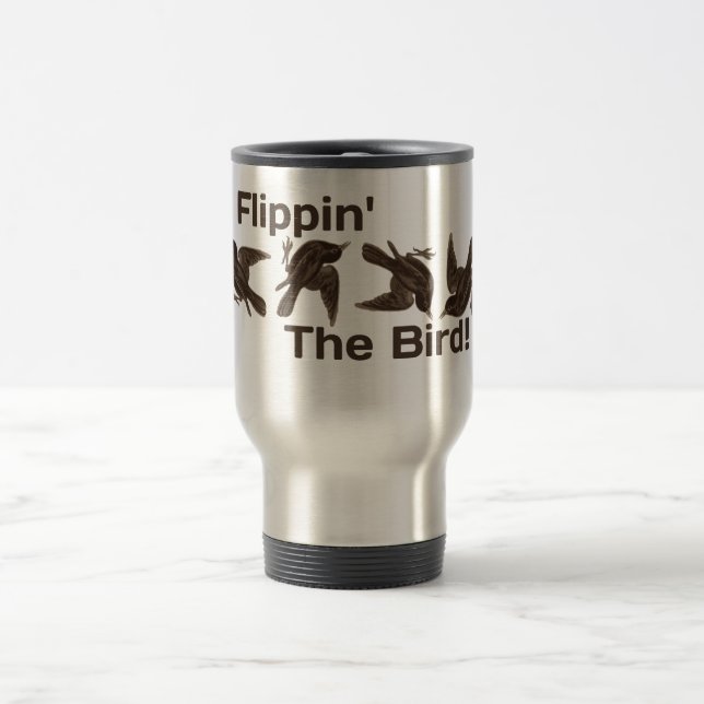 Taza De Viaje Mover de un tirón el pájaro (Centro)