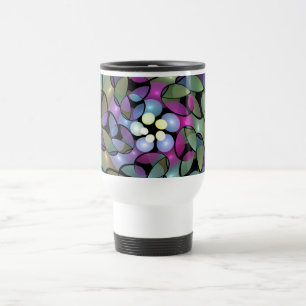 Taza De Viaje Movimientos coloridos Resumen Arte Fractal Trippy