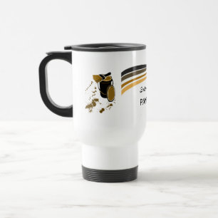Taza De Viaje Movimientos del cepillo del pintor de casa