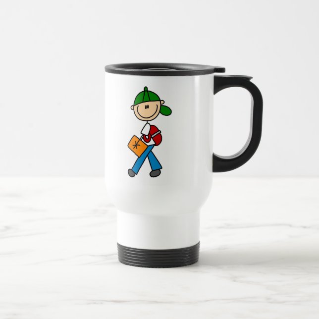 Taza De Viaje Muchacho con la mochila (Derecha)