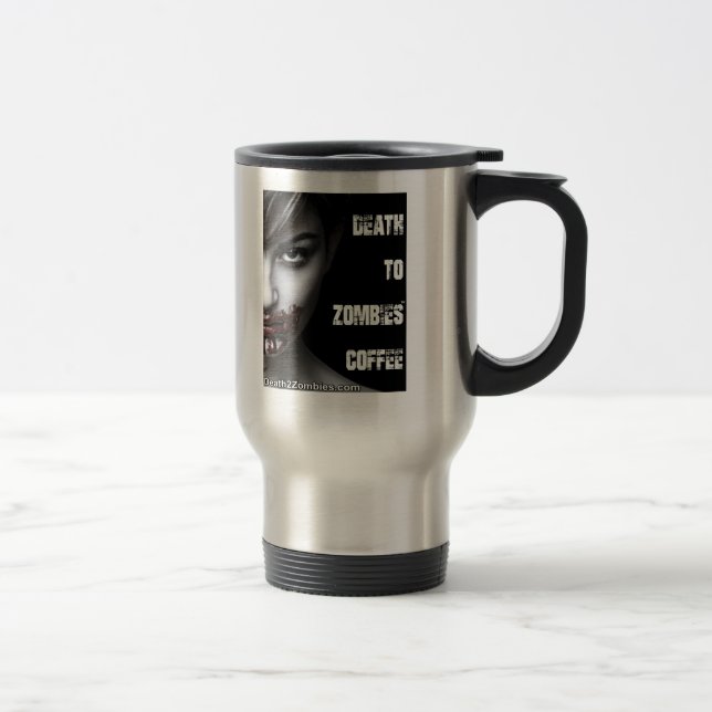 Taza De Viaje Muerte al café de los zombis (Derecha)