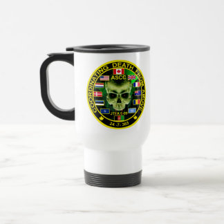 Taza De Viaje Muerte de Coordinatiing desde arriba
