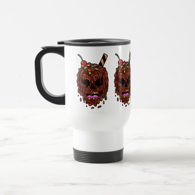 Taza De Viaje Muertes de cráneo de hielo (Izquierda)