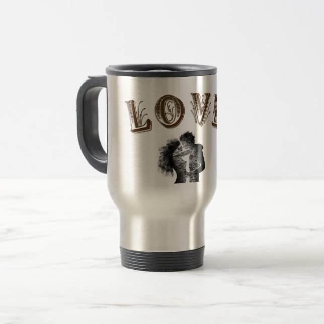 Taza De Viaje Muertes del día del amor (Anverso izquierdo)