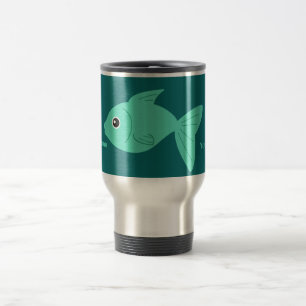 Taza De Viaje Muertes monográficas de personalizado de pescado