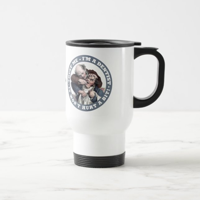 Taza De Viaje Muertes monográficas del personalizado del humor D (Derecha)