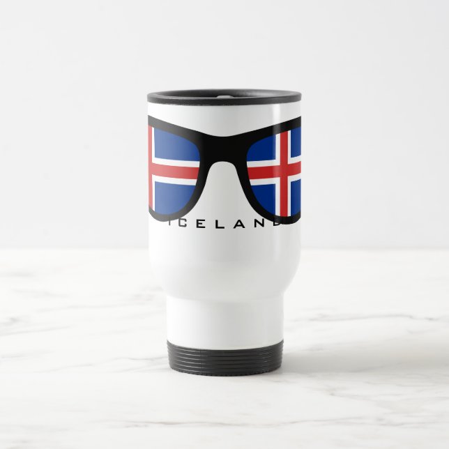 Taza De Viaje Muertes personalizados de los Shades de Islandia (Centro)