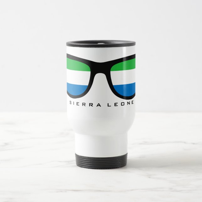 Taza De Viaje Muertes personalizados de Sierra Leona Shades (Centro)