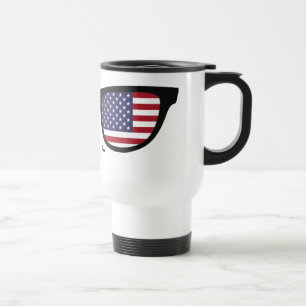 Taza De Viaje Muertes personalizados de USA Shades