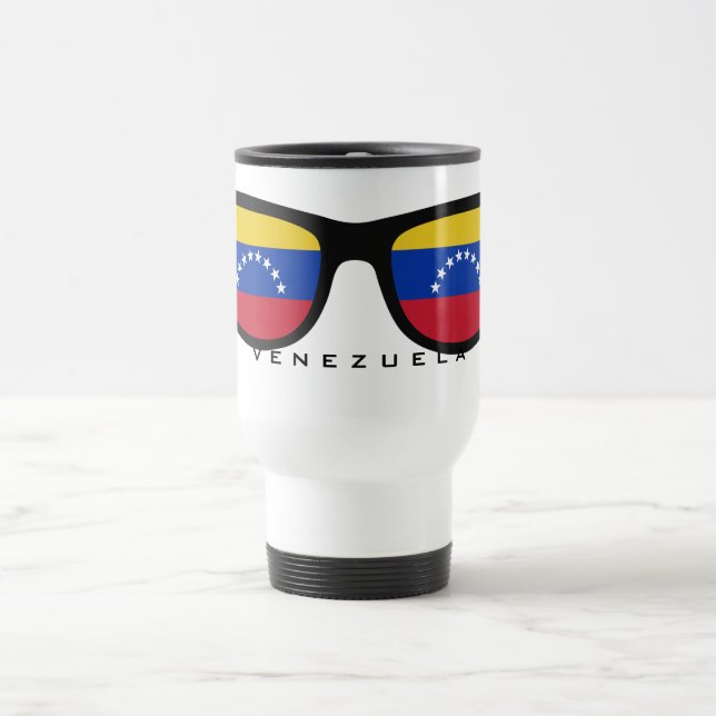 Taza De Viaje Muertes personalizados en Venezuela Shades (Centro)