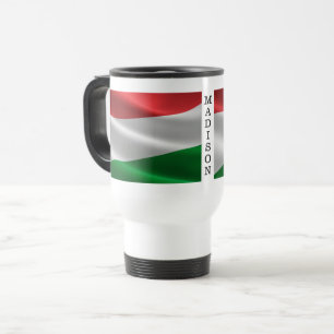 Taza De Viaje Muestras de nombre personalizado de marca húngara