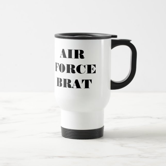 Taza De Viaje Mug Air Force Brat (Derecha)