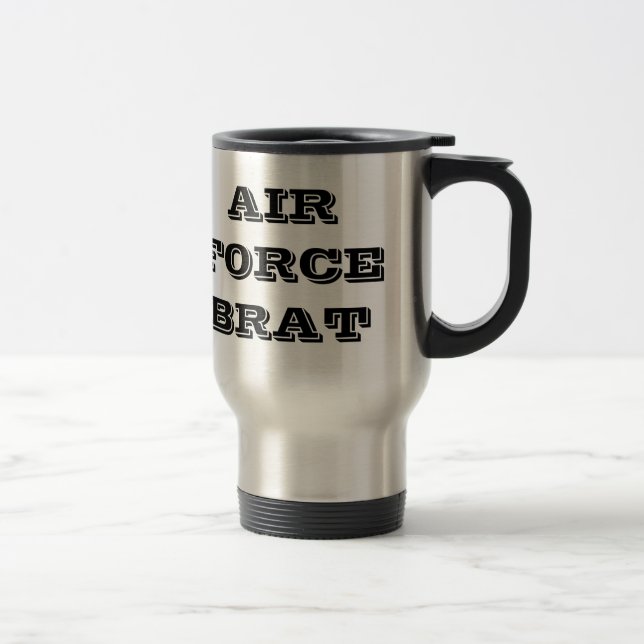 Taza De Viaje Mug Air Force Brat (Derecha)