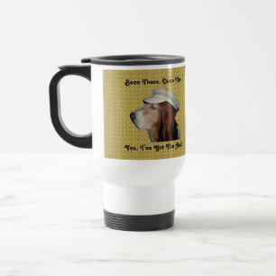 Taza De Viaje Mug Basset Hound Estuvo Ahí Hecho Que