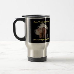 Taza De Viaje Mug Basset Hound Estuvo Ahí Hecho Que