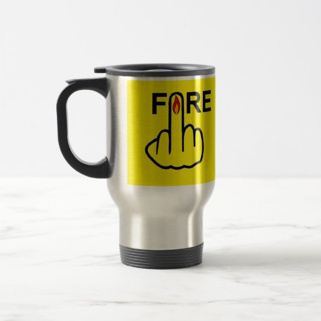 Taza De Viaje Mug Bird Flim Fire Flip (Izquierda)