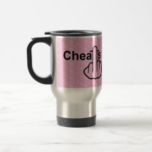 Taza De Viaje Mug Bird Fliping Cheque Flip